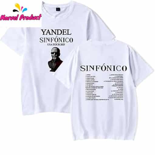 Yandel Tour 2025 Setlist Summer Shirt - Image 3